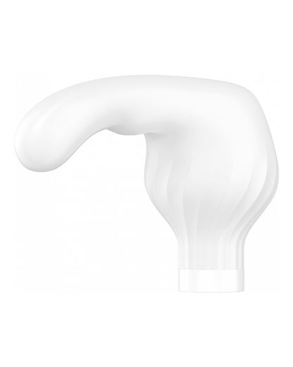 Satisfyer Double Wand-er masażer do ciała z wymiennymi nakładkami i aplikacją na smartfona biały