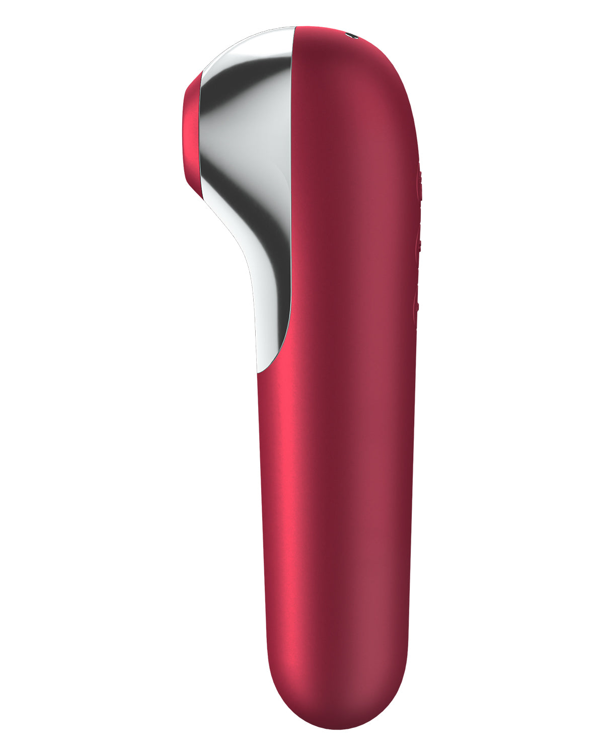 Satisfyer Dual Love wibrator i bezdotykowy stymulator łechtaczki w jednym z aplikacją na smartfona czerwony