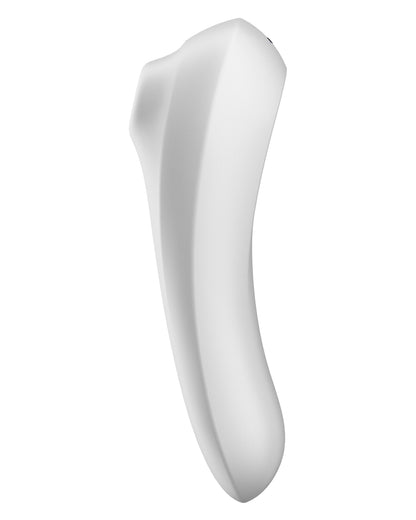 Satisfyer Dual Pleasure wibrator i bezdotykowy stymulator łechtaczki w jednym z aplikacją na smartfona biały