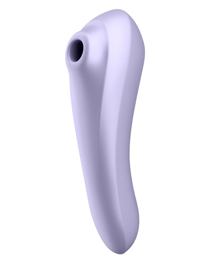 Satisfyer Dual Pleasure wibrator i stymulator w jednym z aplikacją na smartfona fiołkowy