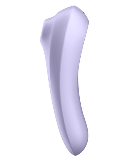Satisfyer Dual Pleasure wibrator i stymulator w jednym z aplikacją na smartfona fiołkowy