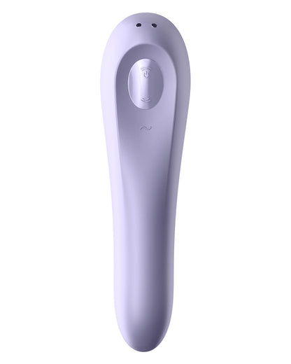 Satisfyer Dual Pleasure wibrator i stymulator w jednym z aplikacją na smartfona fiołkowy