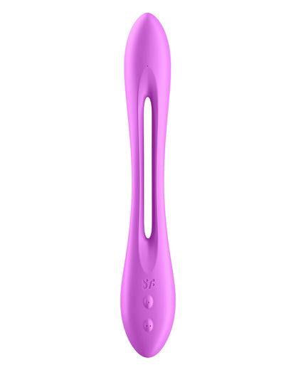 Satisfyer Elastic Joy wielofunkcyjny wibrator dla par fioletowy