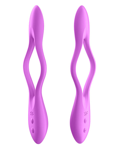 Satisfyer Elastic Joy wielofunkcyjny wibrator dla par fioletowy