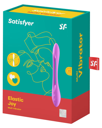 Satisfyer Elastic Joy wielofunkcyjny wibrator dla par fioletowy