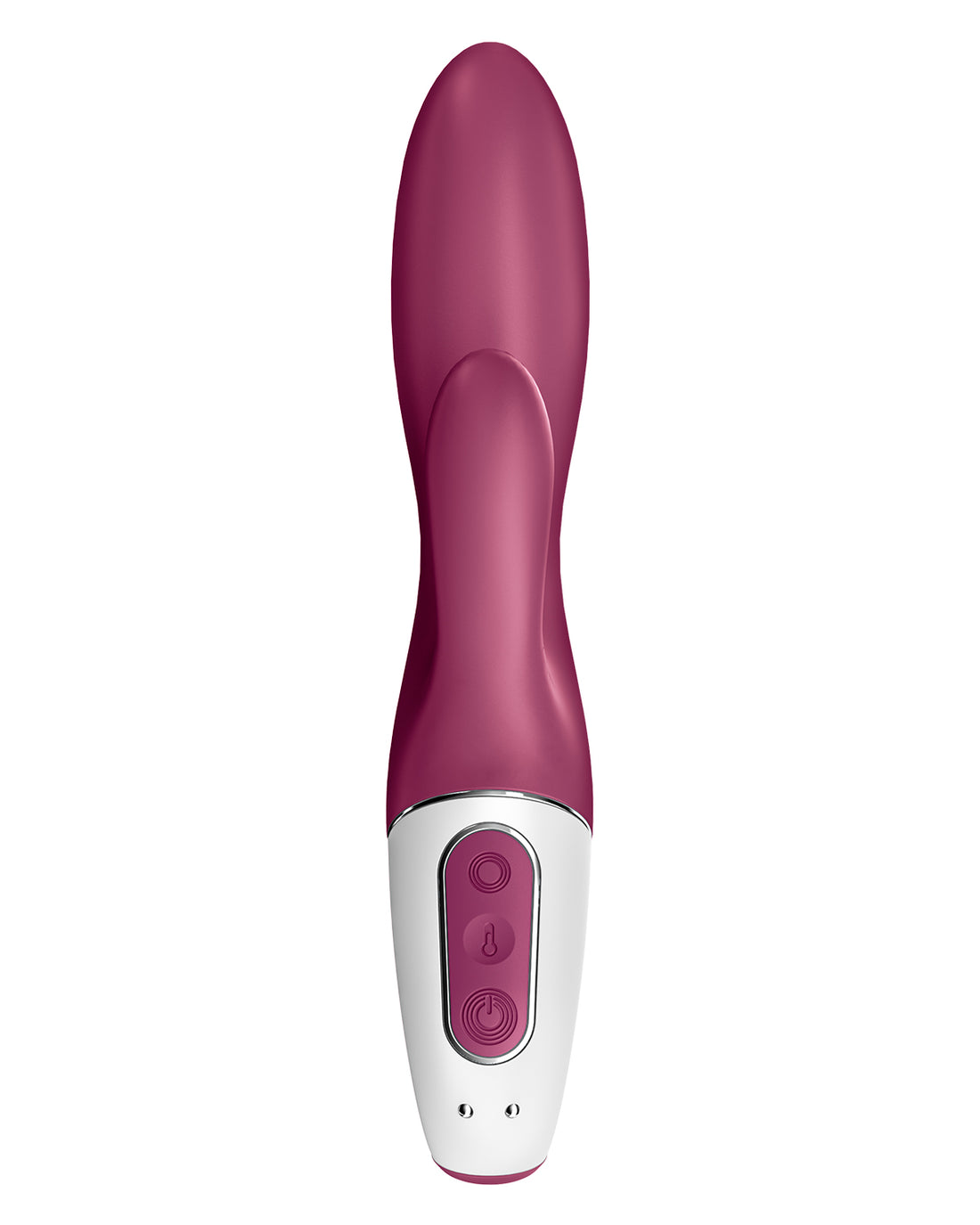 Satisfyer Heated Affair wibrator króliczek z aplikacją na smartfona bordowy
