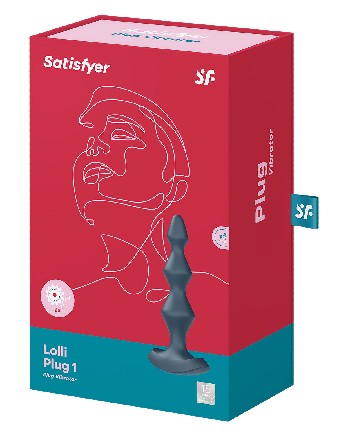 Satisfyer Lolli Plug 1 wibrujący korek analny szary