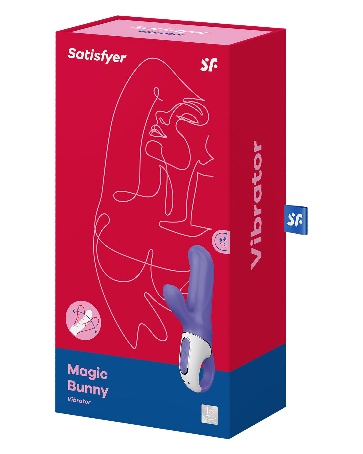 Satisfyer Magic Bunny wibrator króliczek fioletowy