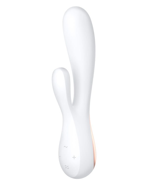 Satisfyer Mono Flex wibrator króliczek z aplikacją na smartfona biały