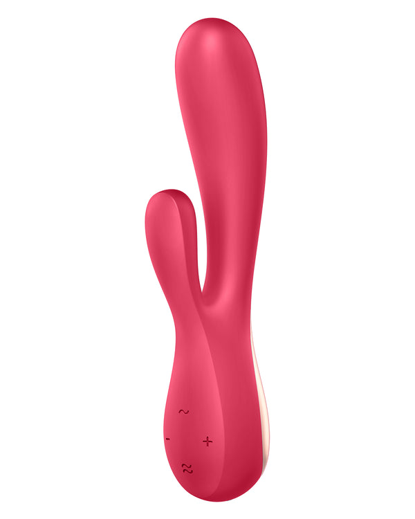 Satisfyer Mono Flex wibrator króliczek z aplikacją na smartfona różowy