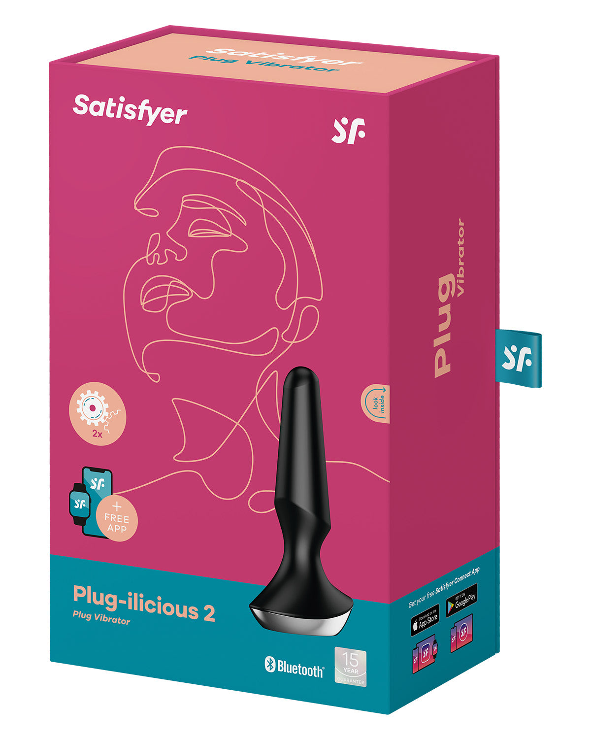 Satisfyer Plug-ilicious 2 wibrujący korek analny