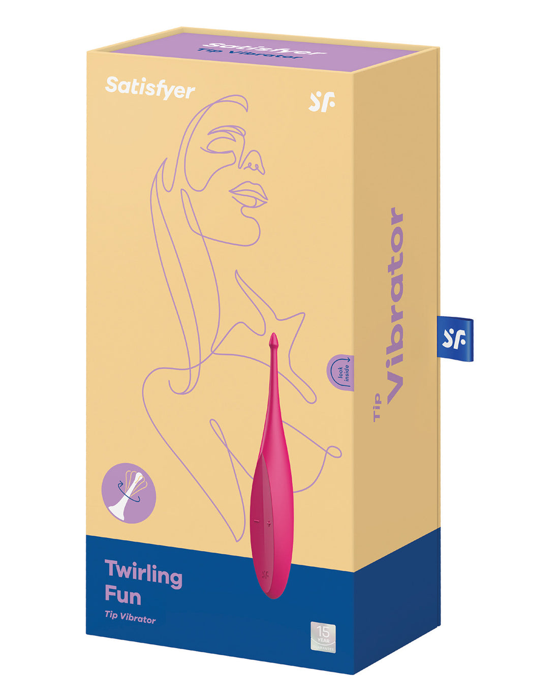 Satisfyer Twirling Fun wibrator z rotującą końcówką