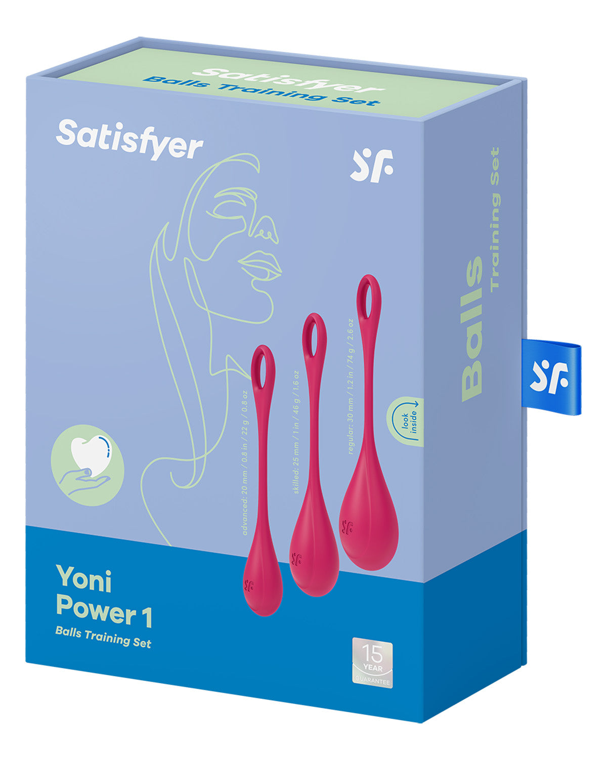 Satisfyer Yoni Power 1 zestaw kulek do ćwiczenia mięśni kegla