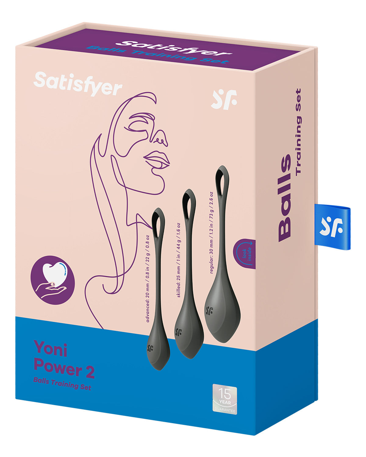 Satisfyer Yoni Power 2 zestaw kulek do ćwiczenia mięśni kegla