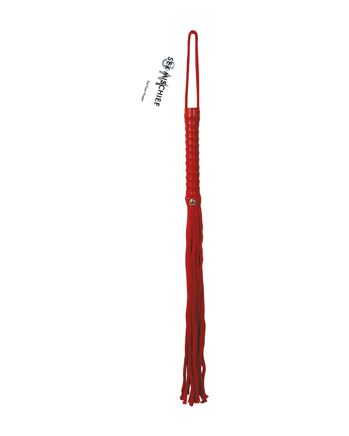 Sex &amp; Mischief Red Rope Flogger czerwony pejcz