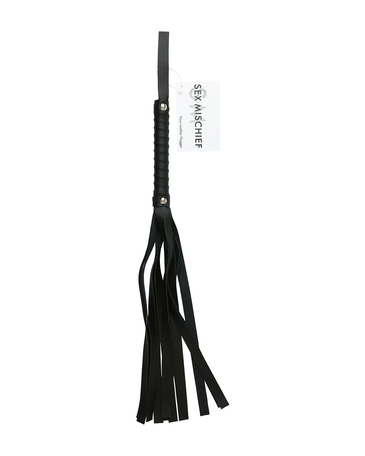 Sex &amp; Mischief Faux Leather Flogger pejcz ze sztucznej skóry czarny