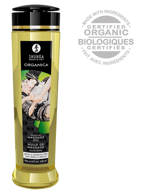Shunga organiczny olejek do masażu bezzapachowy 240 ml
