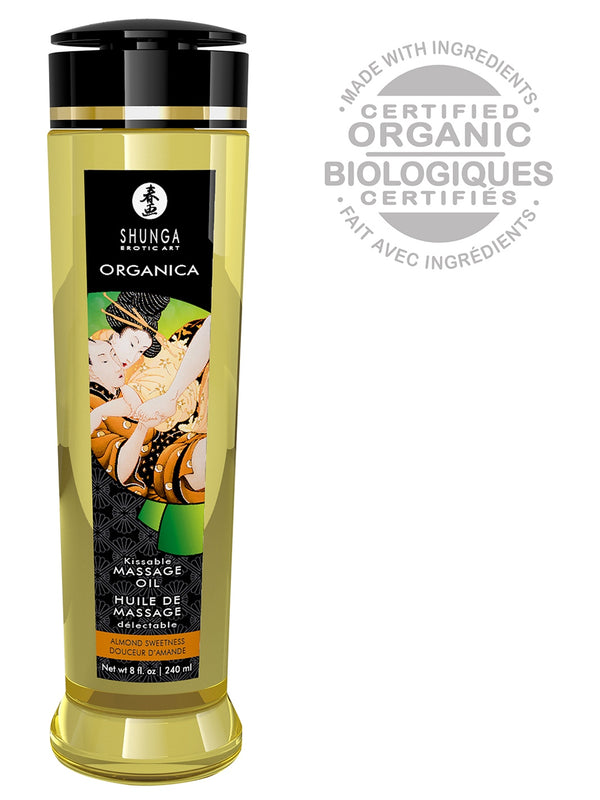 Shunga organiczny olejek do masażu słodkie migdały 240 ml