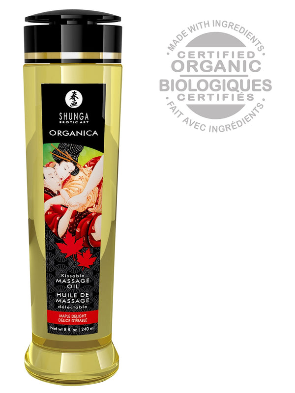 Shunga organiczny olejek do masażu syrop klonowy 240 ml