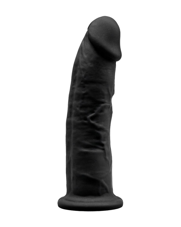 SILEXD Premium Silicone Dildo Model 2 dildo z przyssawką 15 cm czarne