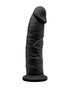 SILEXD Premium Silicone Dildo Model 2 dildo z przyssawką 19 cm czarne