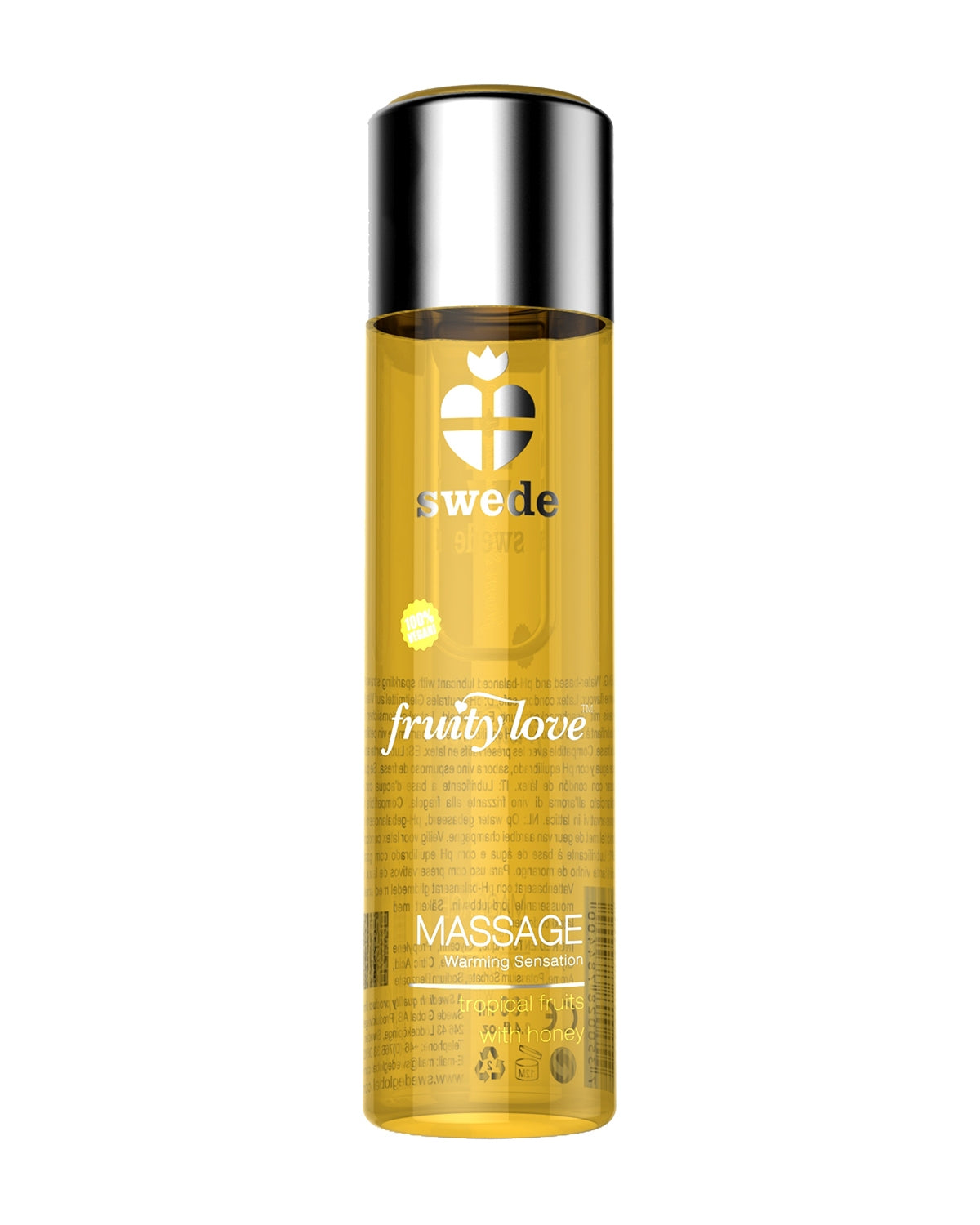 Swede Fruity Love jadalny olejek do masażu owoce tropikalne z miodem 120 ml