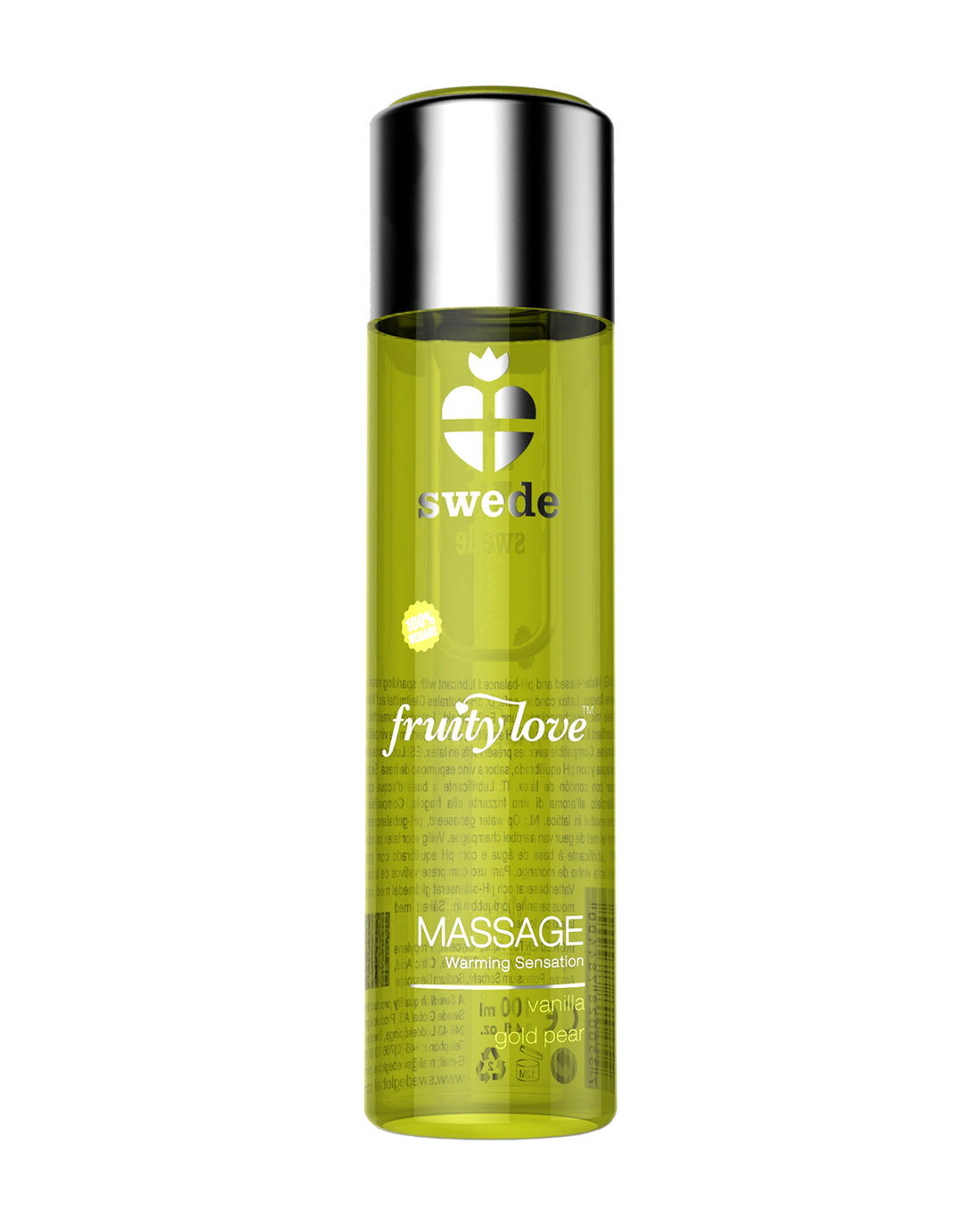 Swede Fruity Love jadalny olejek do masażu wanilia z gruszką 120 ml