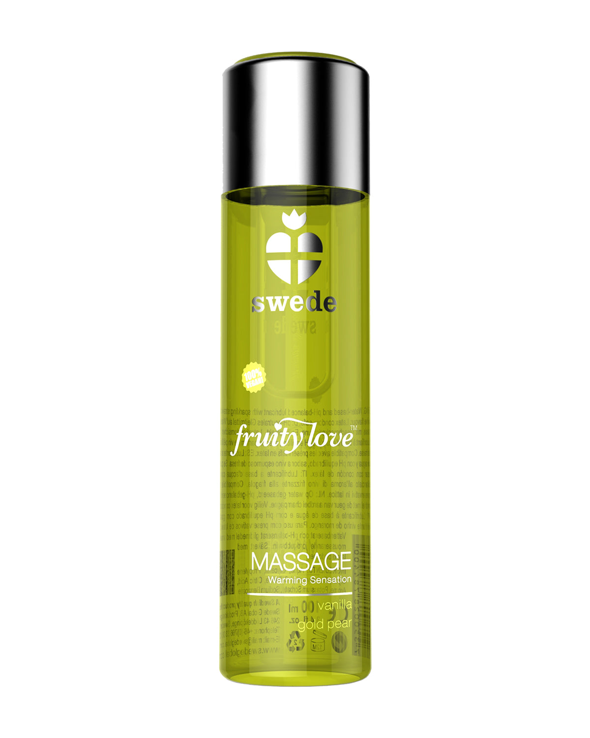 Swede Fruity Love jadalny olejek do masażu wanilia z gruszką 120 ml