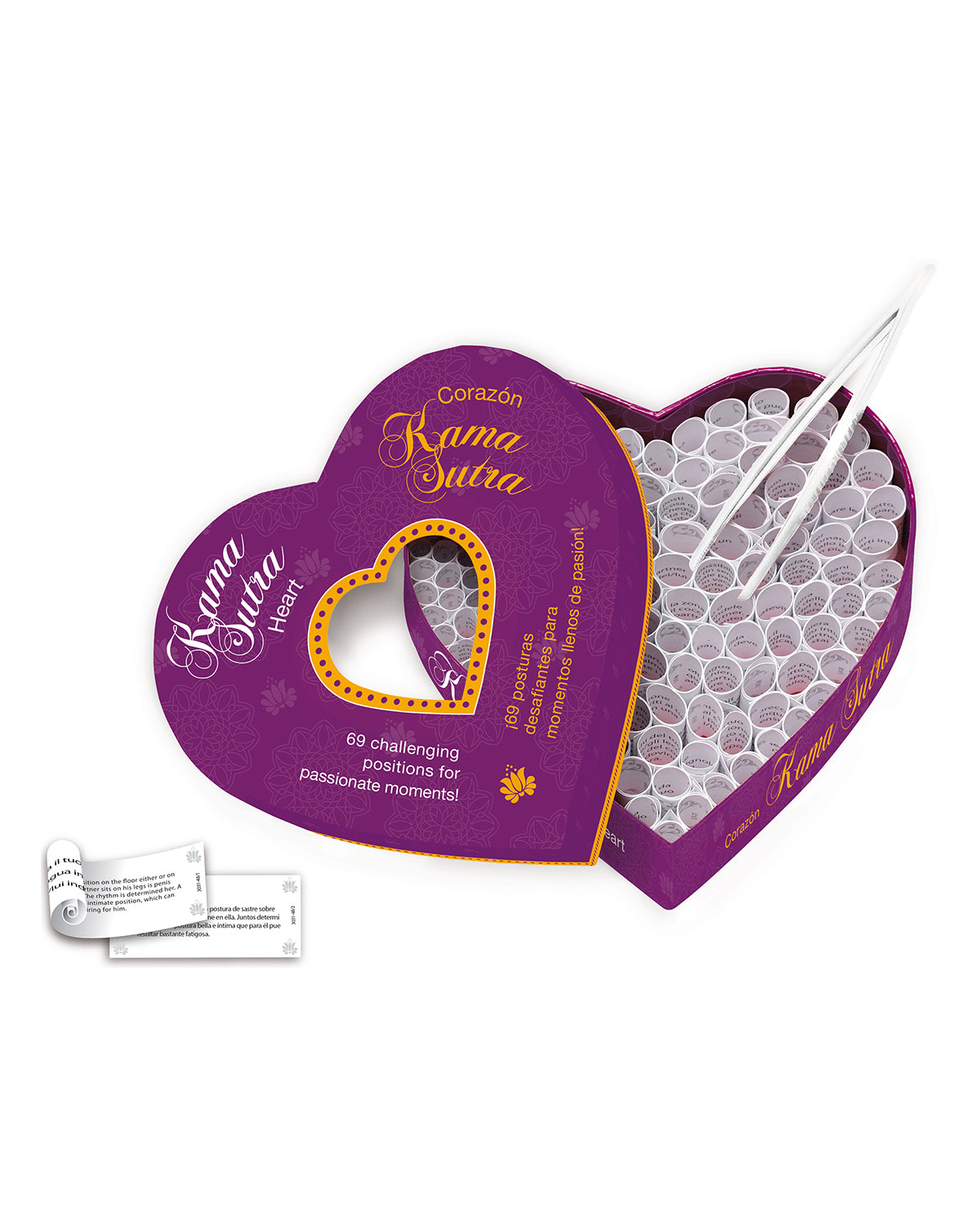 Tease &amp; Please Kama Sutra Heart game in languages EN - ES