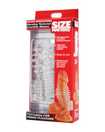 Wibrująca nakładka na penisa transparentna XR Brands Vibrating Textured Erection Sleeve