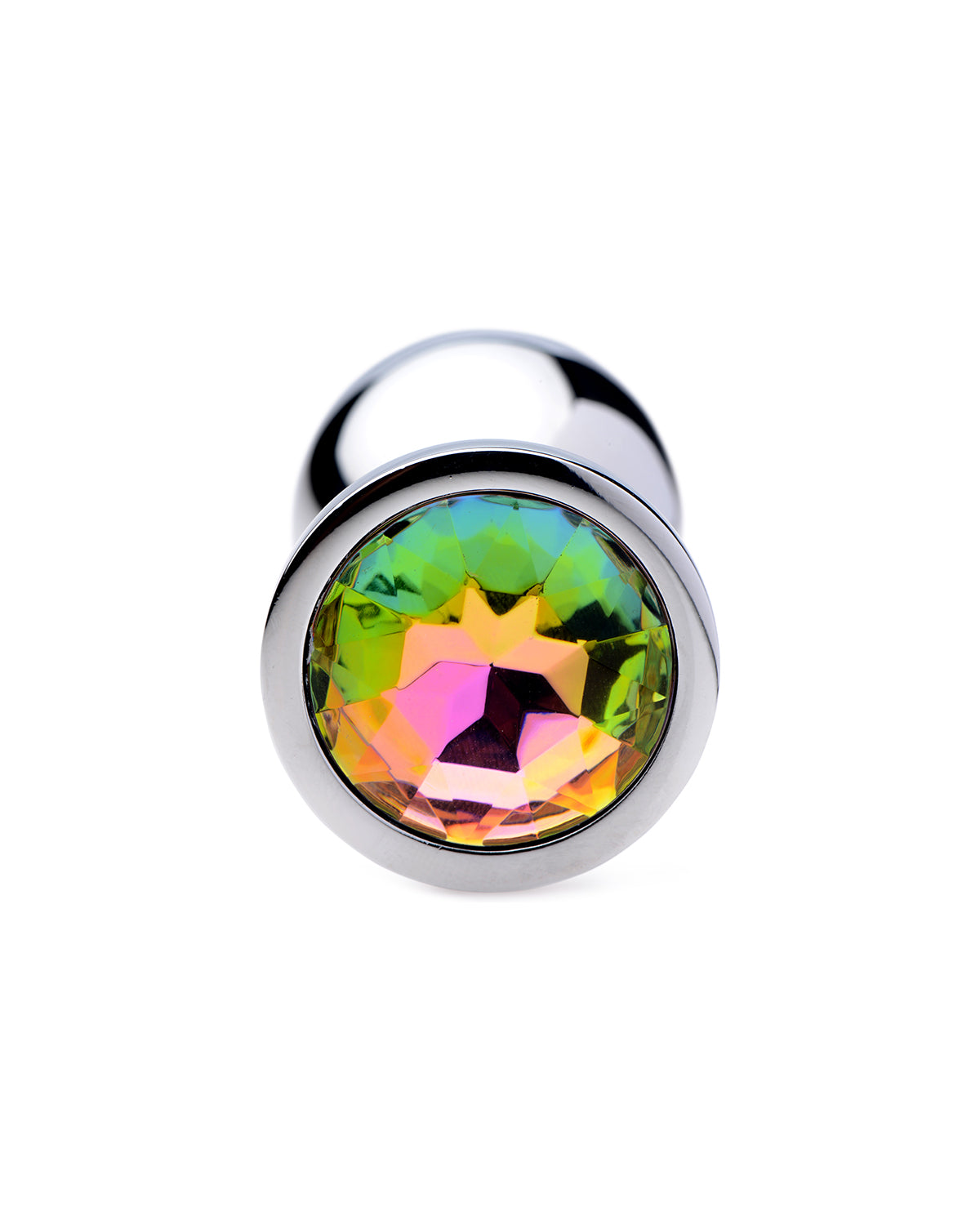 Aluminiowy korek analny rozmiar M Rainbow Prism Gem XR Brands