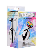 Aluminiowy korek analny rozmiar M Rainbow Prism Gem XR Brands