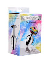 Aluminiowy korek analny rozmiar S Rainbow Prism Gem XR Brands