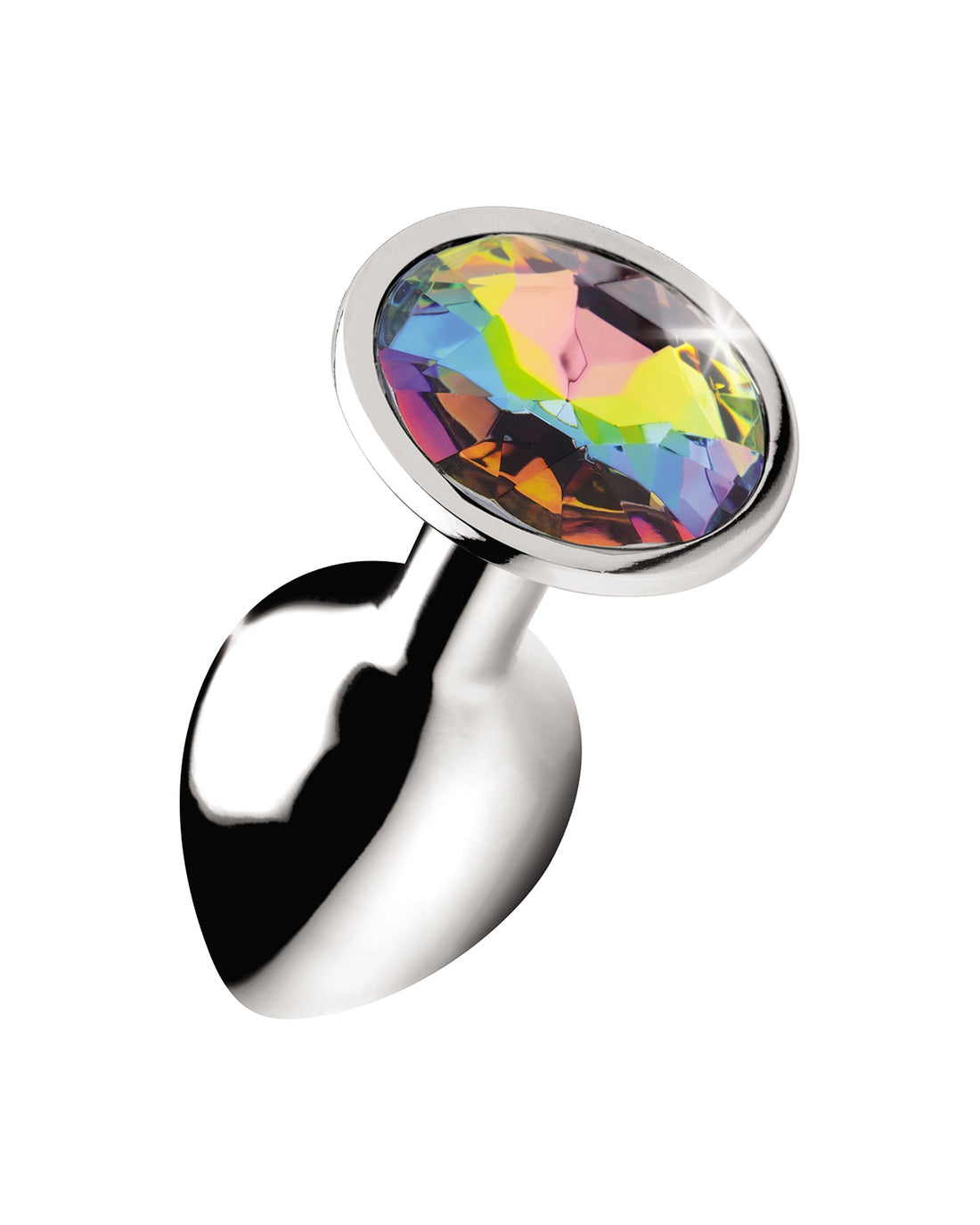 Aluminiowy korek analny rozmiar S Rainbow Prism Gem XR Brands