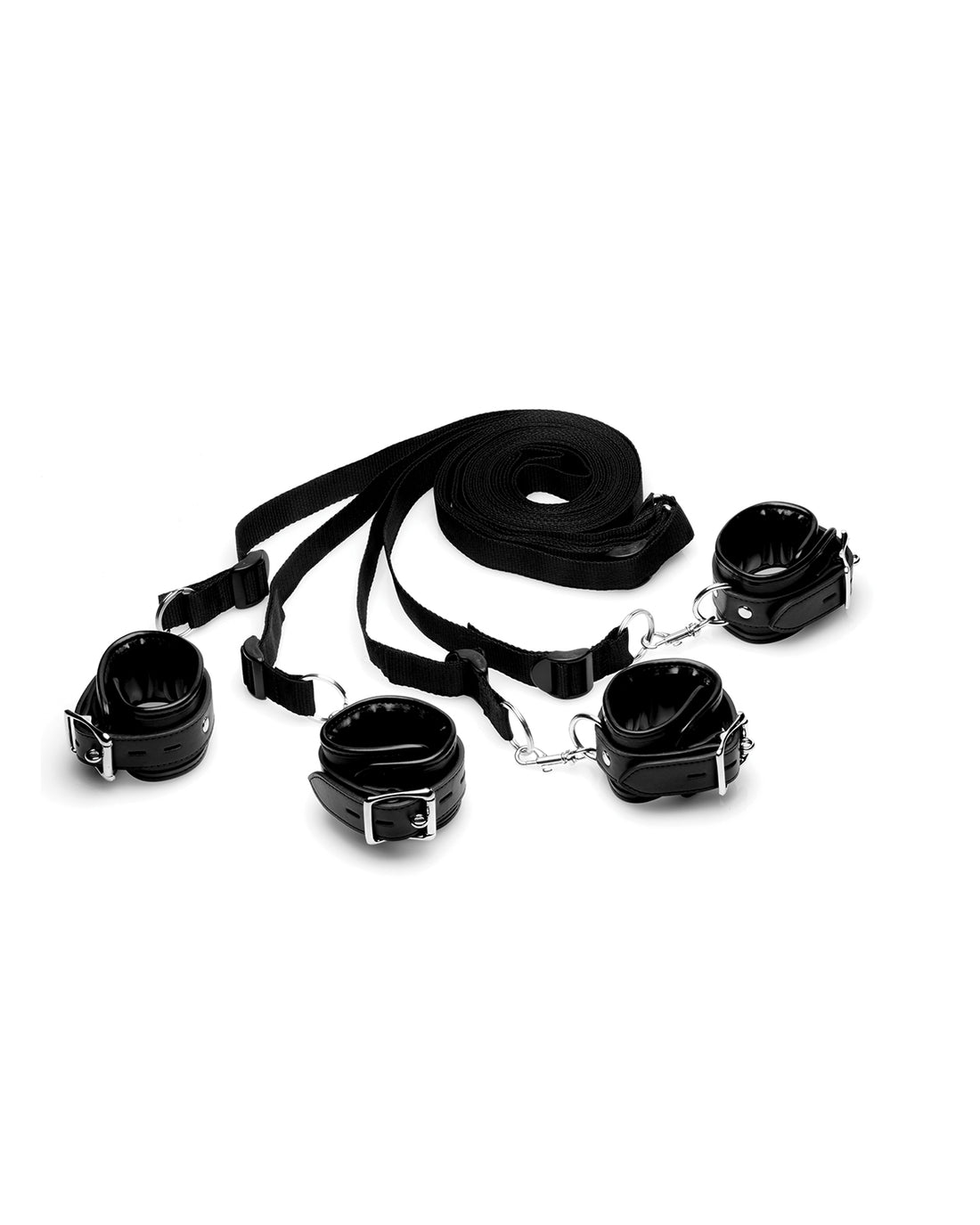 XR Brands Bed Restraint Kit zestaw do krępowania do łóżka czarny