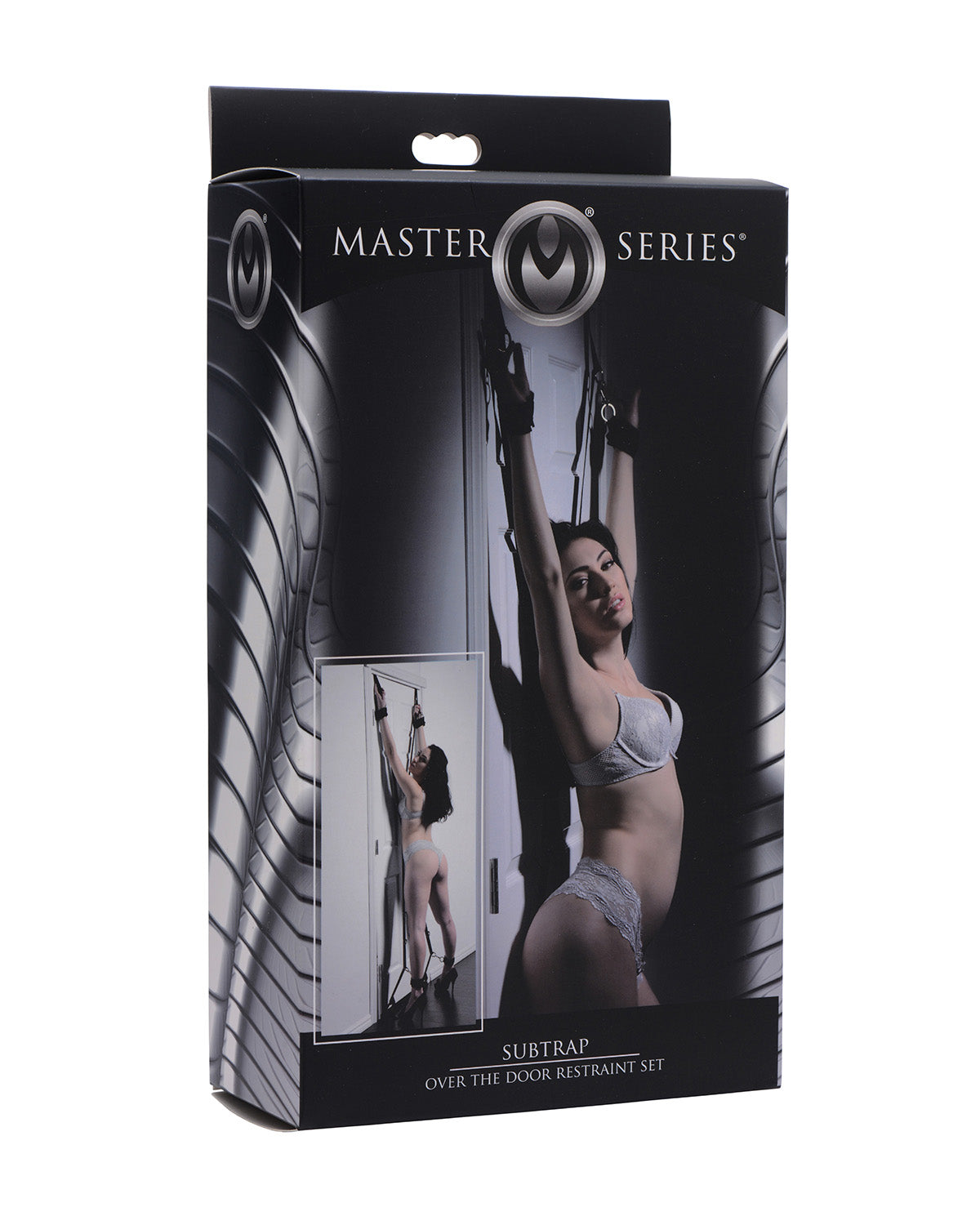 XR Brands Subtrap Over The Door Restraint Set zestaw do krępowania montowany na drzwiach czarny