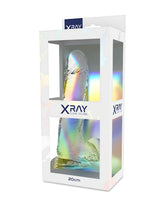 XRAY Clear Cock with Balls transparentne dildo 20 cm x 4.5 cm