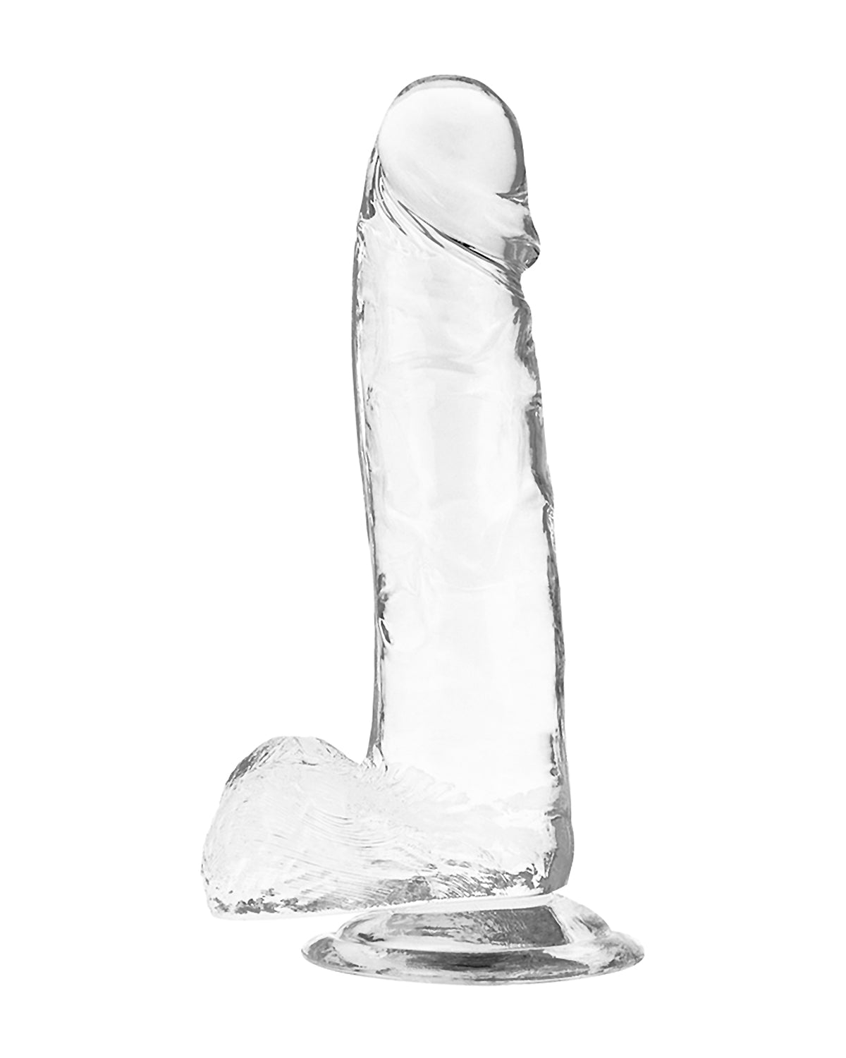 XRAY Clear Cock with Balls transparentne dildo 20 cm x 4.5 cm